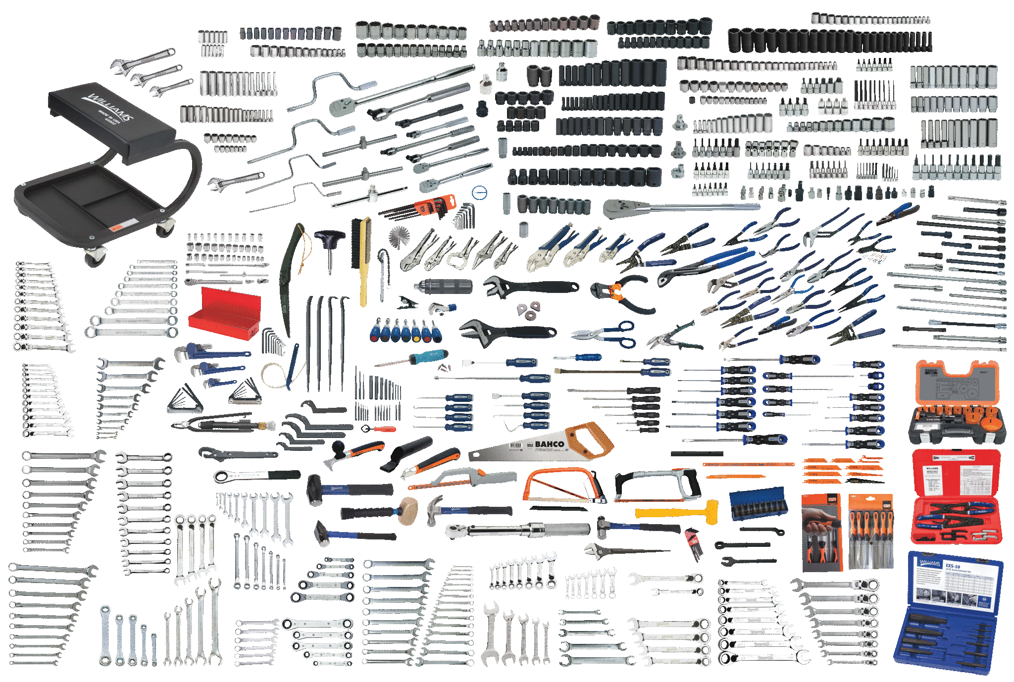 JHWMAMMOTH - Mammoth Set Tools Only - 1390 Pieces | SNAP-ON