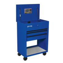 32" Three-Drawer Service Cart (Blue) 32" Three-Drawer Service Cart (Blue)