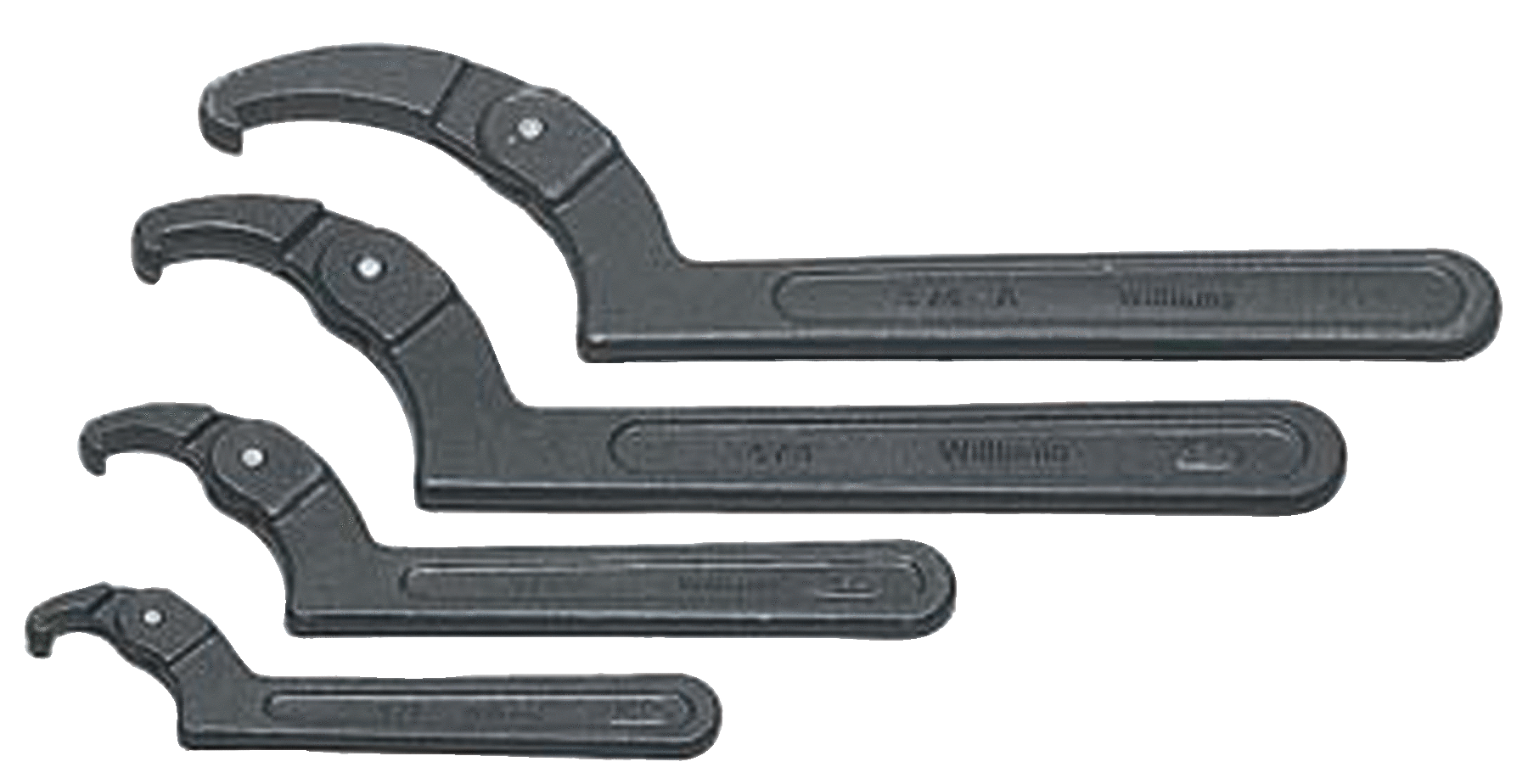 Adjustable Hook Spanner Wrench Set 4 Piece