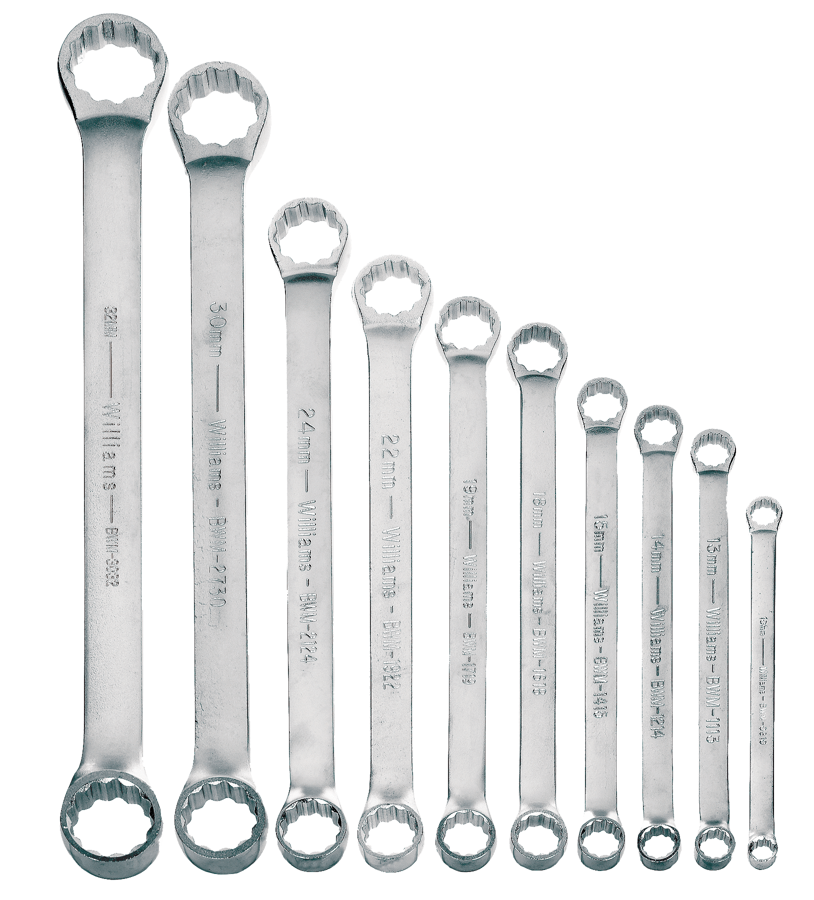 Double Head 10 Offset Box End Wrenches 10 Piece Set SNAP ON