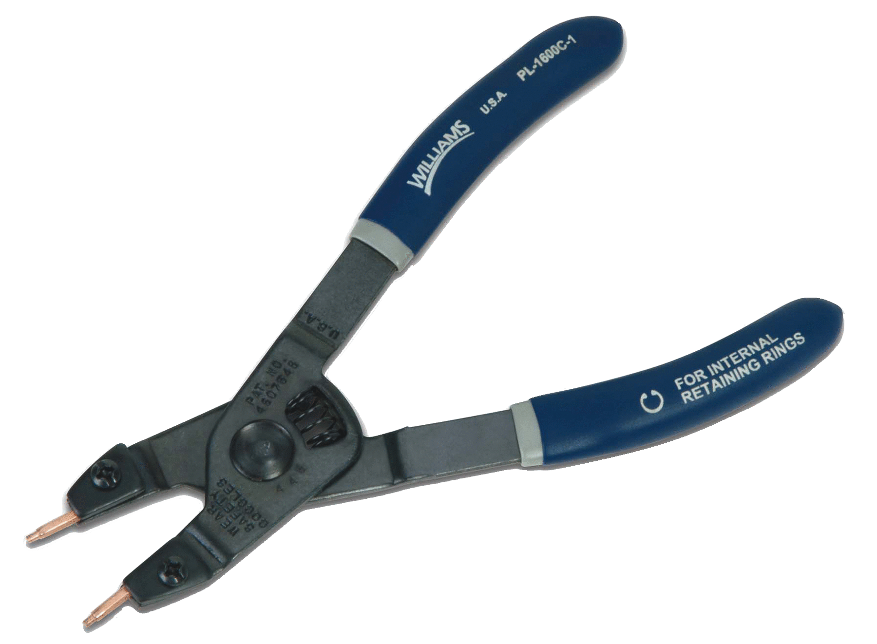 5/16 Williams Heavy Duty Retaining Ring Pliers & Tips with Double