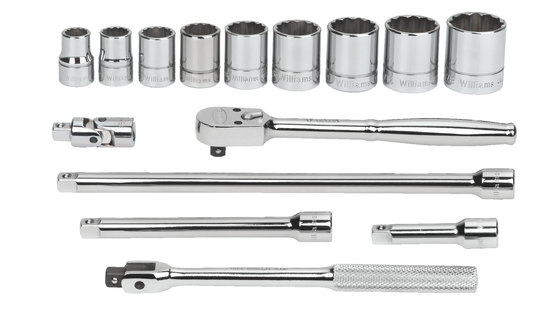 3-8-drive-socket-and-drive-tool-set-12-point-sae-15-pieces-in-keep