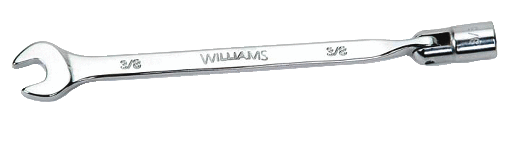High Polish Chrome Finish Flex 12 Point Semi Deep, SAE Flex