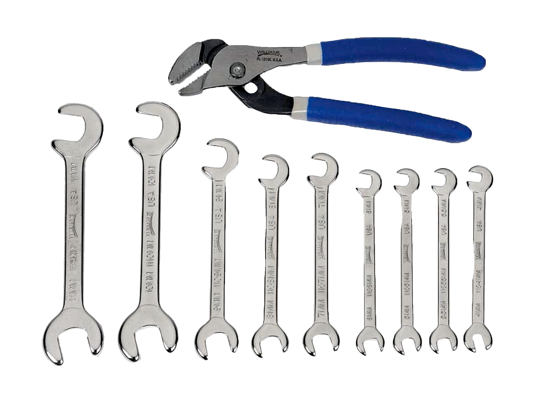 Miniature 15° × 80° Double Head Open End Wrenches, Metric SNAPON