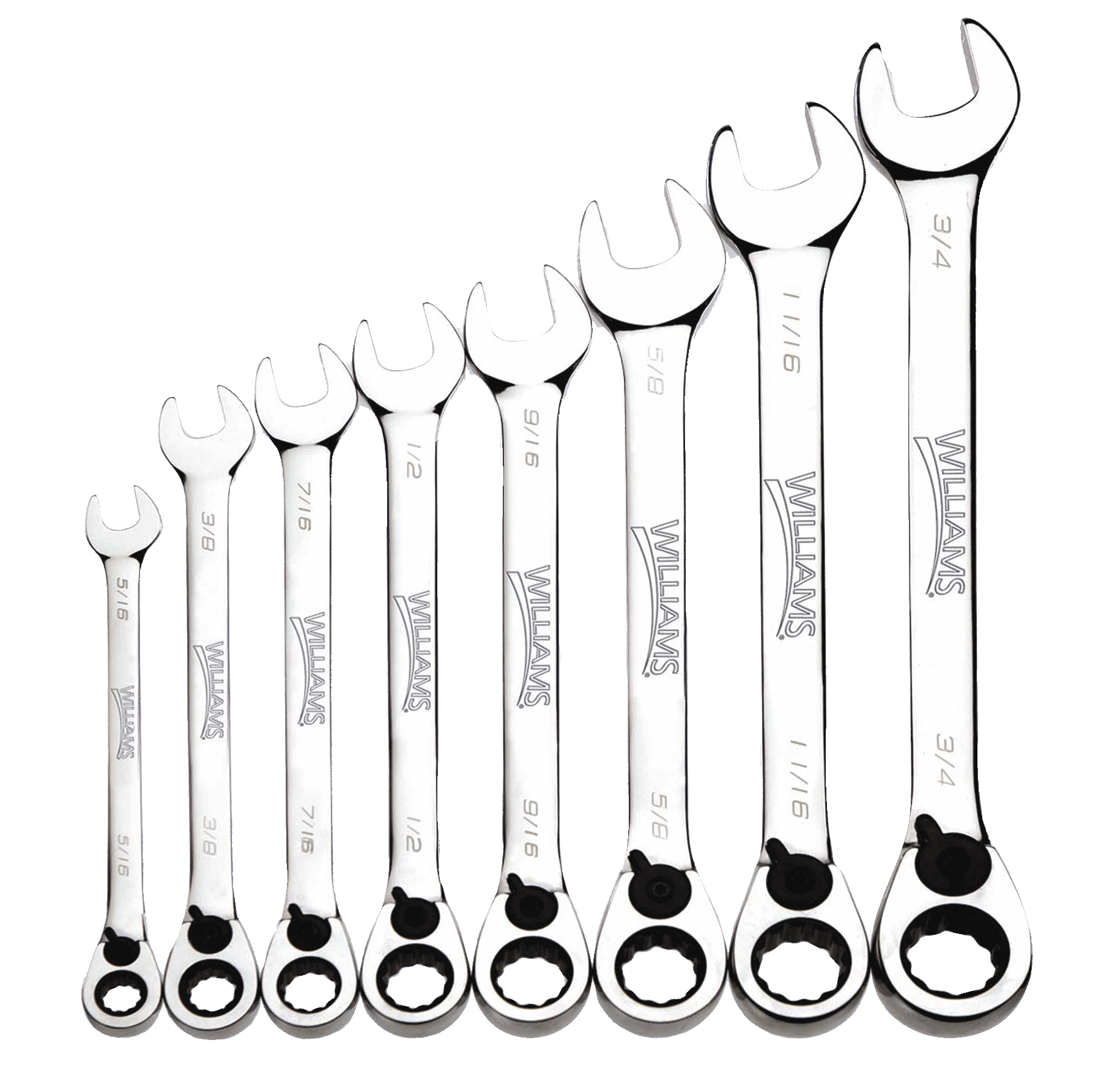 Ratcheting Combination Wrench Set, 8 Piece | SNAP-ON